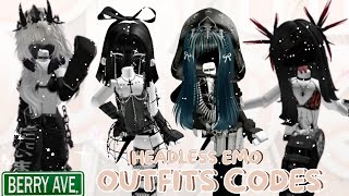 5 EMO OUTFIT ID CODES FOR BROOKHAVEN BERRY AVENUE amp BLOXBURG 🖤✨️ [upl. by Nnaeinahpets]