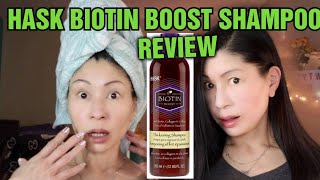 HASK BIOTIN BOOST SHAMPOOFOR OVER 40 DOES IT WORK [upl. by Bowne]