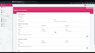 School Dormitory Management System in PHP DEMO [upl. by Enileuqaj99]