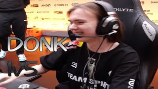 DONK 1V5 РЕАКЦИЯ СТРИМЕРОВ  REIBY [upl. by Huan]