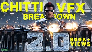 20  CHITTI VFX Breakdown  Rajinikanth  Akshay Kumar  A R Rahman  Shankar  Subaskaran [upl. by Lerat350]