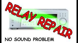 Sony STRDE585 repair no sound [upl. by Yrdua]