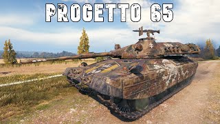 World of Tanks Progetto M40 mod 65  Tier X Italian Medium Tank [upl. by Claudie]