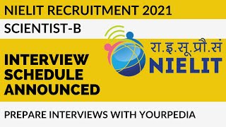 NIELIT Scientist B Interview schedule announced  Interview preparation amp guidance program [upl. by Brotherson]