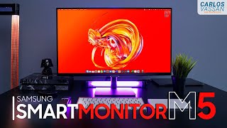 Este es mi NUEVO SETUP 2021  Samsung Smart Monitor M5 [upl. by Hayne]