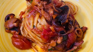 Linguine al Ragù di polpo 🐙 [upl. by Llebana779]