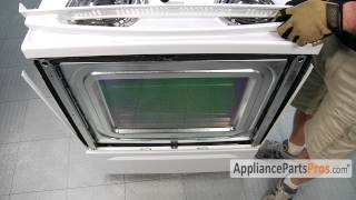 How To WhirlpoolKitchenAidMaytag Oven Door Glass WPW10118454 [upl. by Yednil]