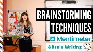 Brainstorming Techniques mentimeter and brain writing [upl. by Teragramyram]