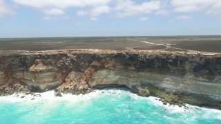 Great Australian BightNullarbor Plain drone footage 2017 [upl. by Kcirted]