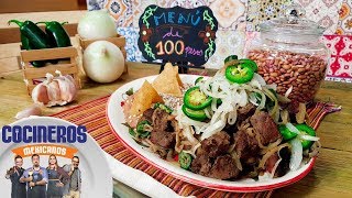 Receta Hígado encebollado  Cocineros Mexicanos [upl. by Itnava]