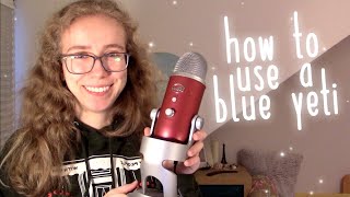 ASMR Instructions How to set up and use your Blue Yeti Microphone whispered 🎙❤️ [upl. by Ardnola]