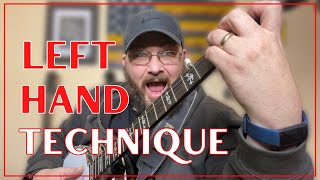 Fretting the 5 string banjo  banjo Left hand technique [upl. by Lutero202]