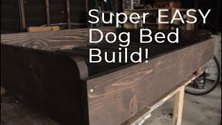 Dog Bed Frame  Super EASY build [upl. by Anirahs]