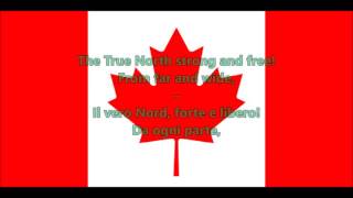 Inno nazionale del Canada  Anthem of Canada ENIT testo [upl. by Cotsen741]