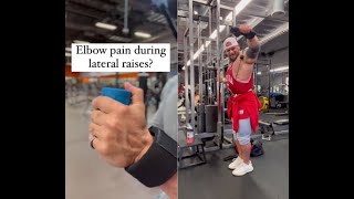 How to stop tendinitis  elbow pain on shoulder day [upl. by Adnima]