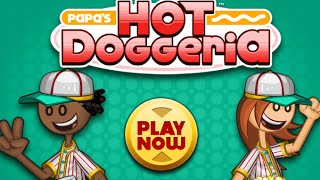 Papas Hot Doggeria Full Gameplay Walkthrough All Levels [upl. by Aneelad]