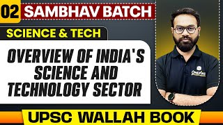 Overview of Indias Science amp Technology Sector Full Chapter  Science And Tech  Chapter 2  UPSC [upl. by Norad]