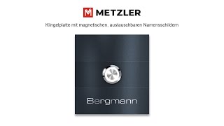 Metzler Edelstahl Türklingel Magneto  Installation  howto  Tutorial [upl. by Sanburn]