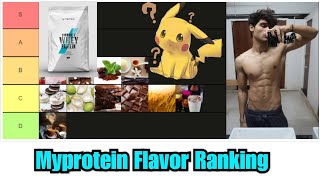 Myprotein Flavor Rankings  Ranking Every Impact Whey Flavor from BEST to WORST Harsiddh Gohil [upl. by Catto615]