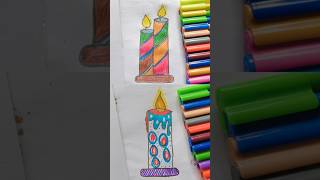 Easy candles drawing Diwali special drawing shorts viralshort diyadrawing candledrawing diy [upl. by Poyssick807]