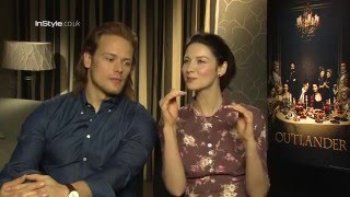 Outlander Stars Sam Heughan And Caitriona Balfe Play InStyle Agony Aunts [upl. by Goldstein]