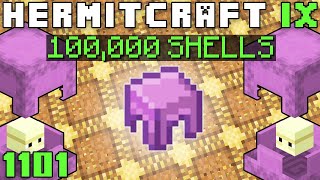 Hermitcraft IX 1101 The ULTIMATE Shulker Shell Farm [upl. by Alenairam]