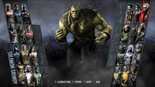 Injustice Gods Among Us Arcade 6 Solomon Grundy [upl. by Latrena]