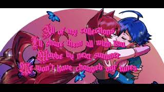 Ashley EricksonIsland Song lyrics algorithm lyricvideo softrock love adventuretime [upl. by Wooldridge3]