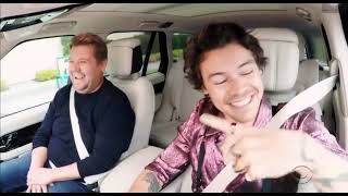 Carpool karaoke Harry Styles and James Corden [upl. by Ailssa410]