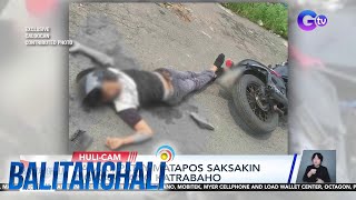 Lalaki patay matapos saksakin ng kaniyang katrabaho  Balitanghali [upl. by Suolekcin333]