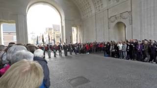 RCMP Pipes and Drums at The Menin Gate [upl. by Annawat]