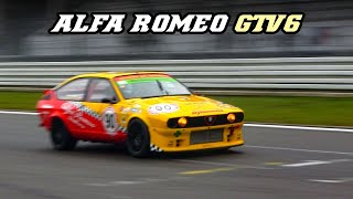 Alfa Romeo GTV6  race amp rallycars  great V6 sounds [upl. by Amak]