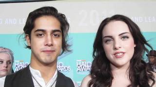 LIZ GILLIES and AVAN JOGIA at the HALO Awards [upl. by Beauvais667]