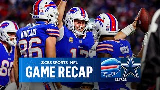 Bills ROUT Cowboys as James Cook RUNS WILD  Game Recap  CBS Sports [upl. by Cordy]