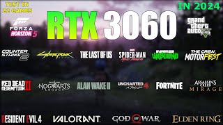 RTX 3060 Laptop Gaming Test  Test in 22 Games in 2024  Enough for Gaming [upl. by Allehs]