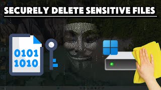 How to Securely Delete Sensitive Files  Delete file by cmd  cmd del  cmd batch [upl. by Esorylime]