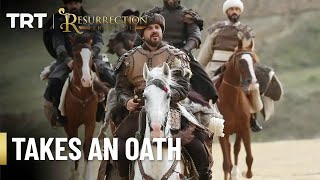 Ertugrul takes an oath  Resurrection Ertugrul Season 1 English Subtitles [upl. by Eixam]