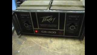 PEAVEY CS 800 STEREO POWER AMP [upl. by Eecrad]