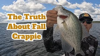 The Truth About Fall Crappie Fishing  3 Things You Should Know [upl. by Joselow200]