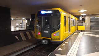 UBahn Berlin Mitfahrt von Rudow bis Rathaus Spandau im H97 auf der U7 Komplette Linie [upl. by Allister]