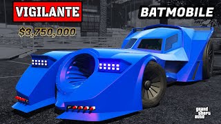 VIGILANTE quotBatmobilequot BEST CAR IN GTA Online Review amp Best Customization  Special Video  NEW [upl. by Lennahs22]