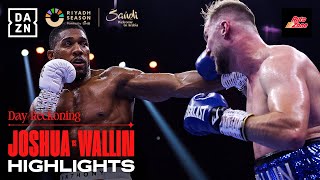 FIGHT HIGHLIGHTS  Anthony Joshua vs Otto Wallin [upl. by Secnarfyram]