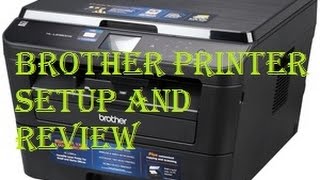 Brother HLL2380DW Setup and Duplex Print [upl. by Beisel]