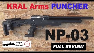 Kral Arms NP03 Full Review PCP Backpack Gun Puncher [upl. by Ytinav]