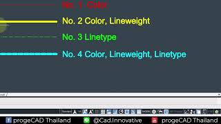 progeCAD  การใช้งาน Plot style ctb [upl. by Annim]