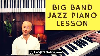 How To Play Piano in a Jazz BIG Band 7 Steps [upl. by Mahda]