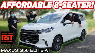 2021 Maxus G50 Elite AT Review  Affordable 8 Seater [upl. by Annaihr321]