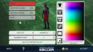 DREAM LEAGUE SOCCER BARCELONA 2016 KİT FORMA YAPMA [upl. by Pellikka]