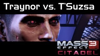 Mass Effect 3  Citadel DLC  Traynor vs TSuzsa at KepeshYakshi Male Shepard [upl. by Eward]