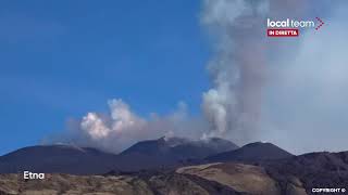 LIVE Etna nuova eruzione in corso diretta video [upl. by Hyacinthe436]